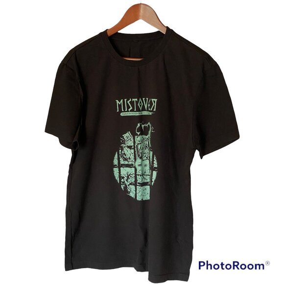 Mistover Black S/S T-Shirt Men's Size 2XL Stream Nintendo Switch Fate Of Mankind - Picture 8 of 14